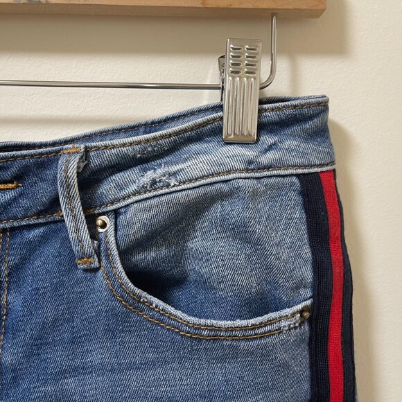 Driftwood High Rise Jackie Side Stripe Jeans sz 27 - Picture 8 of 15